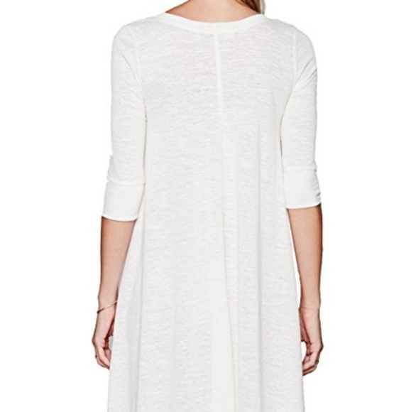 boho henley dress / tunic top - Picture 5 of 8